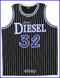 Shaquille O'Neal Authentic Signed Black Pro Style Jersey Shaq Diesel BAS