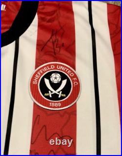 Sheffield United 2024/2025 Squad Signed Shirt with COA