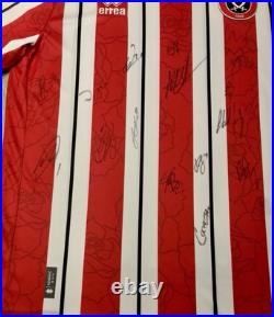 Sheffield United 2024/2025 Squad Signed Shirt with COA