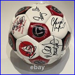 Sheffield United Memorabilia autographed football autographs Whitehouse etc Y2K
