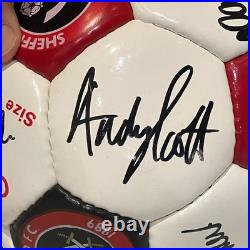 Sheffield United Memorabilia autographed football autographs Whitehouse etc Y2K