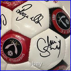 Sheffield United Memorabilia autographed football autographs Whitehouse etc Y2K