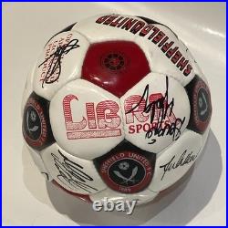 Sheffield United Memorabilia autographed football autographs Whitehouse etc Y2K