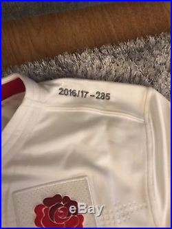 Signed 2016/17 England Rugby Shirt + Signed 2015 England World Cup Shirt