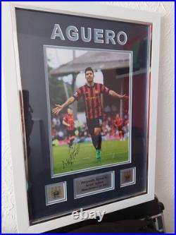 Signed AGUERO Picture with Certificate of Authenticity