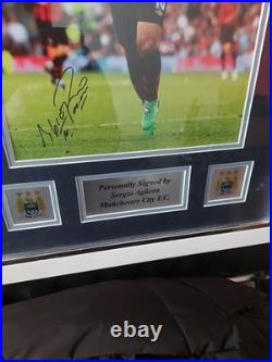 Signed AGUERO Picture with Certificate of Authenticity