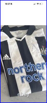 Signed Alan Shearer Newcastle Shirt