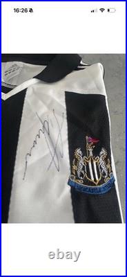 Signed Alan Shearer Newcastle Shirt