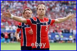 Signed Andreas Schjelderup Norway World Cup Football Shirt With Proof And COA
