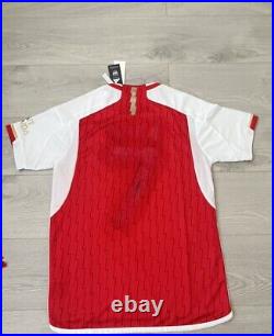 Signed Arsenal Squad Shirt 23/24+ COA