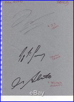 Signed Ayrton Senna 1994 Pacific GP Signature Autograph F1 Lehto, Alboreto