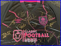 Signed Burnley Shirt. This Seasons 3rd. NEW 2022/23 Squad. Brand New. Adults XL