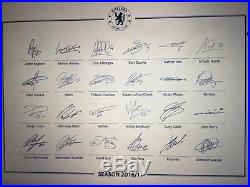Signed Chelsea Football Shirt 2016 certificate of authenticity ChelseaFC 14 sign