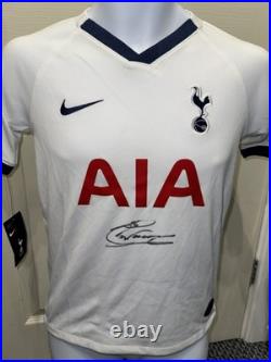 Signed Chris Waddle Tottenham Autograph Home Shirt Spurs England