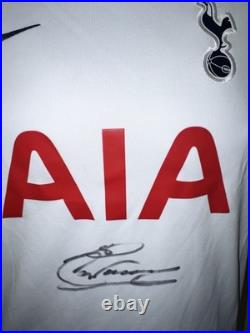 Signed Chris Waddle Tottenham Autograph Home Shirt Spurs England