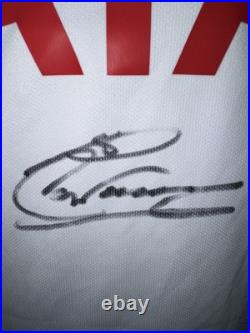 Signed Chris Waddle Tottenham Autograph Home Shirt Spurs England