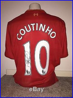 Signed Coutinho Liverpool Shirt CHARITY AUCTION