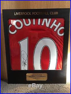Signed Coutinho Liverpool Shirt CHARITY AUCTION