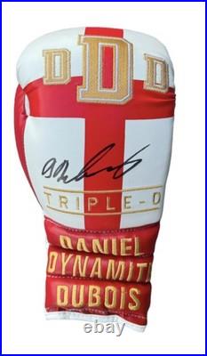 Signed Daniel Dubois Signed Custom Glove COA Private Signing