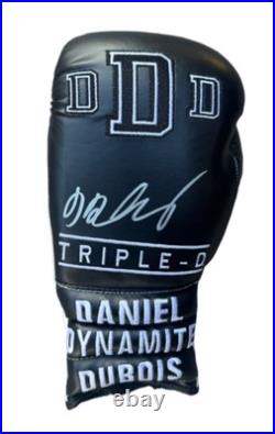 Signed Daniel Dubois Signed Custom Glove COA Private Signing