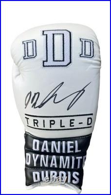 Signed Daniel Dubois Signed Custom Glove COA Private Signing Signed Daniel Dubois Signed Custom Glove COA Private Signing
