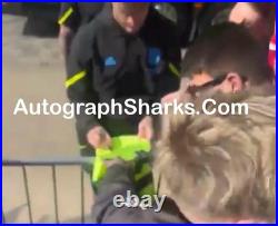 Signed Declan Rice Arsenal Autographed 23/24 Away Shirt With COA & Photo Proof