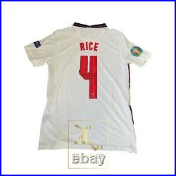 Signed Declan Rice England Euro 2020 Shirt with COA (West ham)