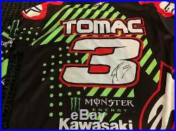 Signed Eli Tomac Jersey Supercross Motocross Mcgrath Reed Roczen Dungey Ac