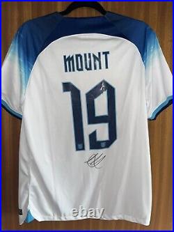 Signed England Mason Mount Shirt With COA, Premier League