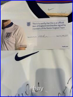 Signed England Men's Home Shirt 2025 with COA (for Charity)