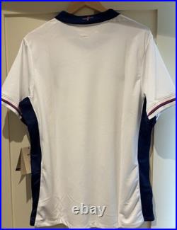 Signed England Men's Home Shirt 2025 with COA (for Charity)