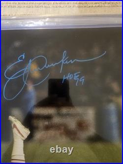 Signed Eric Dickerson 16x20 Photo. With HOF 99 Inscription Added. JSA COA