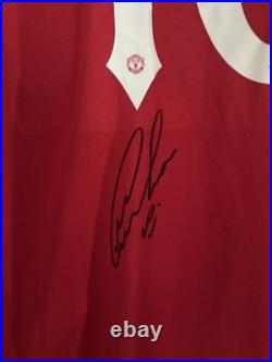 Signed (FULL AUTO) Matheus Cunha Manchester United Home Jersey With Proof & COA