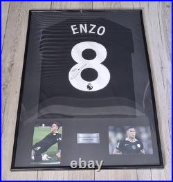 Signed Football Shirt. Enzo Signed Chelsea Shirt With Proof And COA