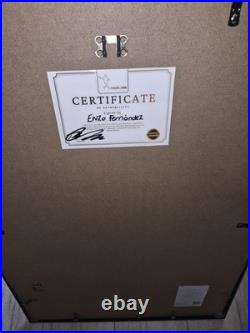 Signed Football Shirt. Enzo Signed Chelsea Shirt With Proof And COA