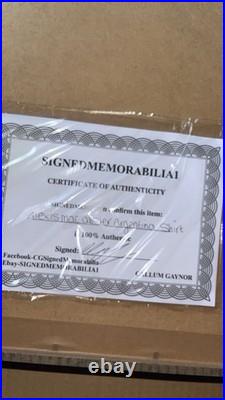 Signed & Framed Alexis Mac Allister Signed Argentina Home Shirt Qatar 2022