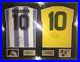 Signed_Framed_Retro_Argentina_Brazil_Dual_Shirts_By_Diego_Maradona_Pele_01_ks