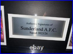 Signed Framed Sunderland 2025/2026 Away Shirt