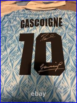 Signed Gazza 1990 Lazio Shirt With Coa