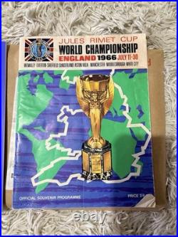 Signed Geoff Hurst 1966 Shirt & Programmes England