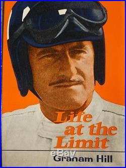 Signed Graham Hill'Life at the limit' book