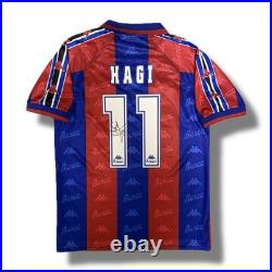 Signed HAGI Barcelona Football Home Shirt Memorabilia COA & Photo Proof