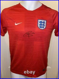 Signed Harry Kane England Autograph Away Shirt Tottenham