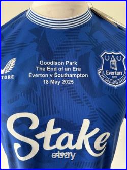 Signed ILIMAN NDIAYE Shirt Everton Farewell Goodison Shirt EXACT PROOF/COA