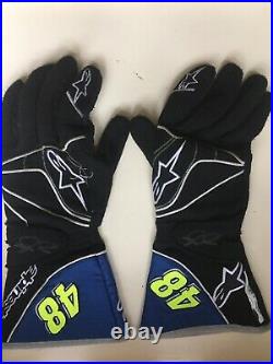 Signed Jimmie Johnson Race Used Gloves With Jimmie Johnson Foundation COA