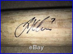 Signed Joe Mauer Game Used Rawlings Bat Minnesota Twins MLB Authenticated AUTO