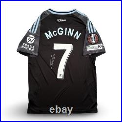Signed John Mcginn Aston Villa Football Away Shirt With Photo Proof And COA UEL