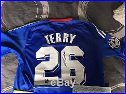 Signed John Terry Chelsea Shirt And Armband