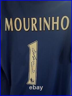 Signed Jose Mourinho Premier League Chelsea Shirt with COA