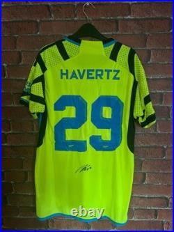 Signed Kai Havertz Arsenal Autographed Away Shirt With COA & Pen-on-Item Proof